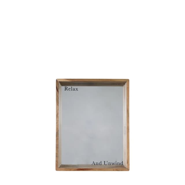 Gallery Relax Wall Mirror Natural unisex 50x10x40cm