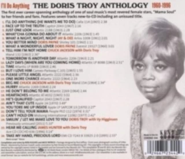 I'll do anything: The Doris Troy anthology 1960-1996 CD / Album