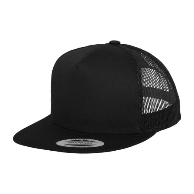 Flexfit by Yupoong Mens Classic Trucker Cap in Black Male One Size