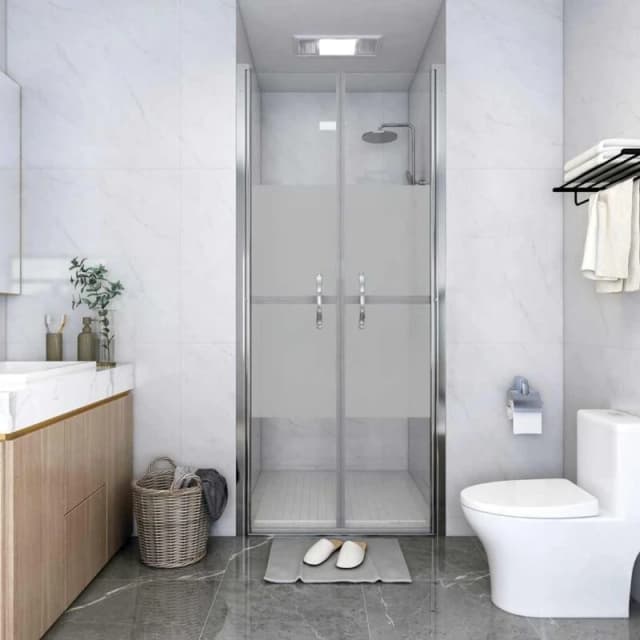 VIDAXL Shower Door Half Frosted esg 71x190cm Vidaxl 8720286168189