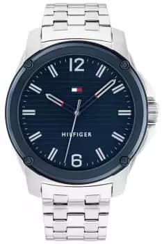 Tommy Hilfiger 1710487 Mens Jason Blue Dial Stainless Steel Watch