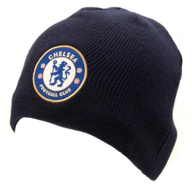 Chelsea FC Chelsea FC Men Official Knitted Hat in Navy Navy One Size Male 5059000786754
