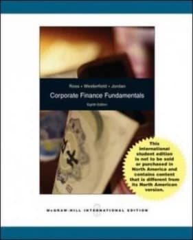 Corporate Finance Fundamentals by Stephen a Ross Paperback