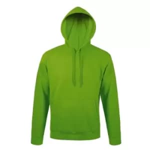 SOLS Snake Unisex Hooded Sweatshirt / Hoodie (L) (Lime)