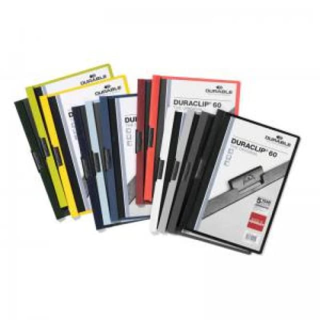 Durable DURACLIP 60 A4 Folder Assorted