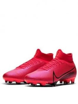 Nike Mercurial Superfly 7 Pro Firm Ground Football Boots - Red/Black