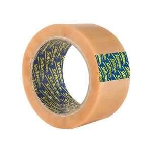 Sellotape 50mm x 66m Waterproof Vinyl Case Sealing Tape Clear Pack of 6
