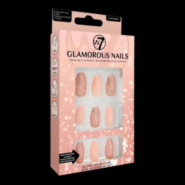 W7 Glamorous Nails Glitterati - 24 pcs GL-369373