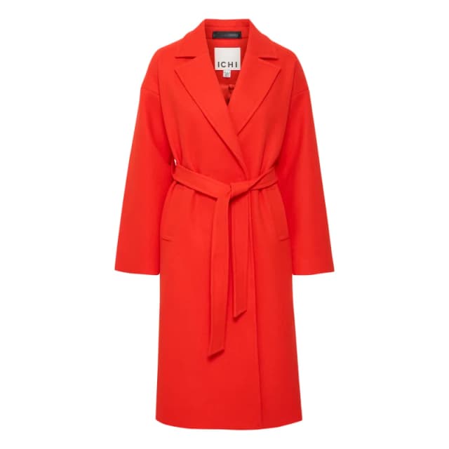 Ichi Womens coat Ichi Jannet 8 Rouge Female 36