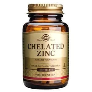Solgar Chelated Zinc Tablets 100 tablets