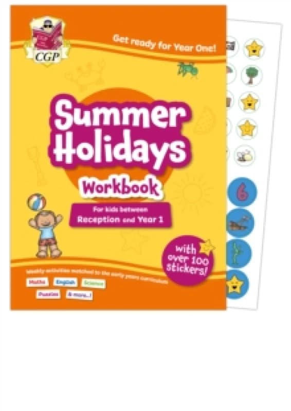 CGP Summer Holidays Activity Workbook - for kids between Reception and Year 1 (ages 4-5) Paperback / softback