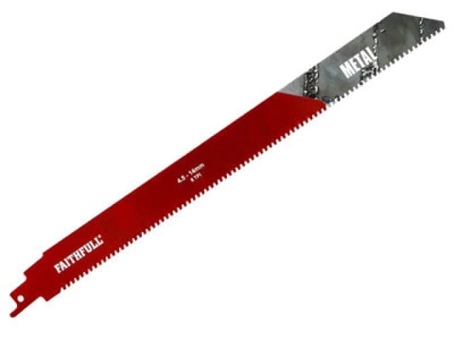 Faithfull Faisbs1230Hm Metal Carbide Sabre Saw Blade 304mm X 8 Tpi Faisbs1230Hm