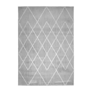 Homemaker Maestro Berber Rug Grey 120X170Cm