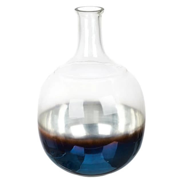 Beliani Flower Vase Razala Glass 34cm Multicolour