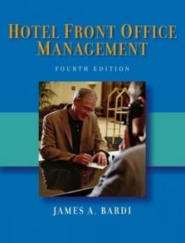 Hotel Front Office Management by James A. Bardi Hardback