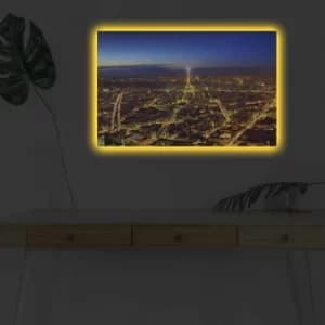 4570DHDACT-037 Multicolor Decorative LED Lighted Canvas Painting