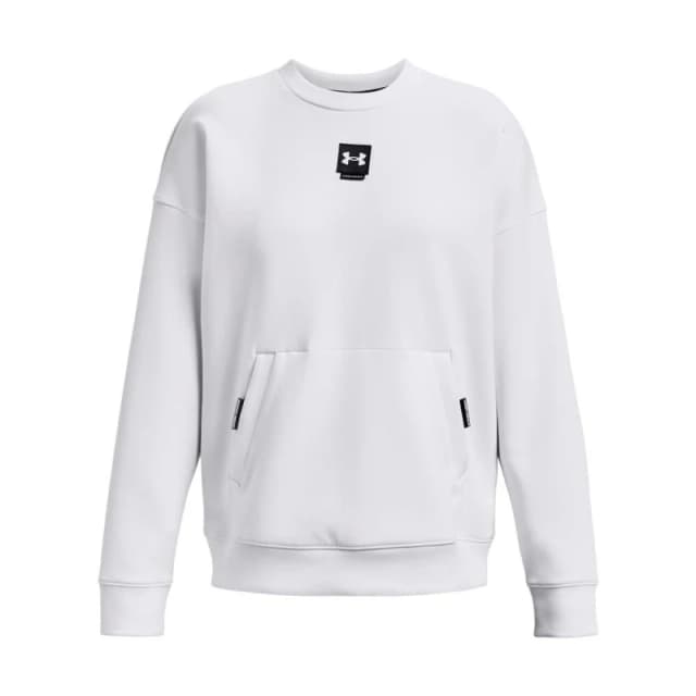 Under Armour UA Summit Knit Oversize Sweatshirt - White White 4