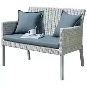 Norfolk Leisure Chedworth 2 Seat Rattan Bench