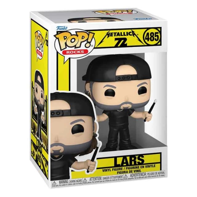 AJ Toys & Books Funko Metallica POP! Rocks Vinyl Figure Lars (72 Seasons)