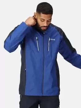 Regatta Calderdale IV Waterproof Jacket - Blue/Navy, Blue Size M Men