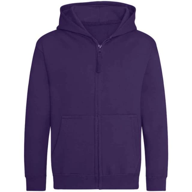 Awdis Zoodie boys's Children's sweatshirt in Purple