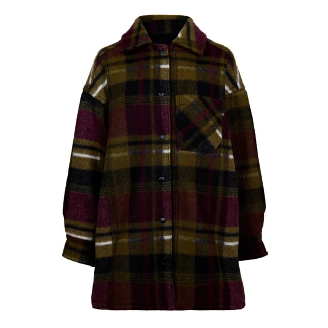 Timberland Womens Wool Shirt Coat Rain Anorak Port Royale female 8 (XS)