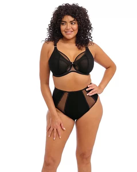 Elomi Kintai Plunge Wired Bra Black