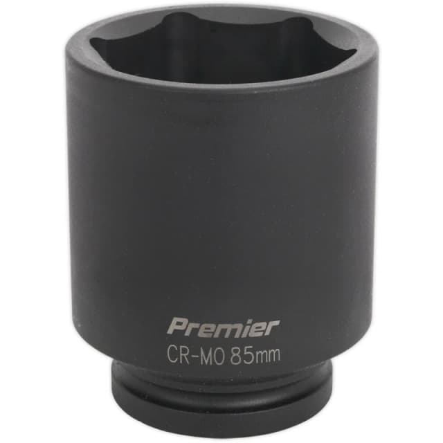 Loops 85mm Forged Deep Impact Socket - 1" Sq Drive - Chromoly Wrench Socket Multi