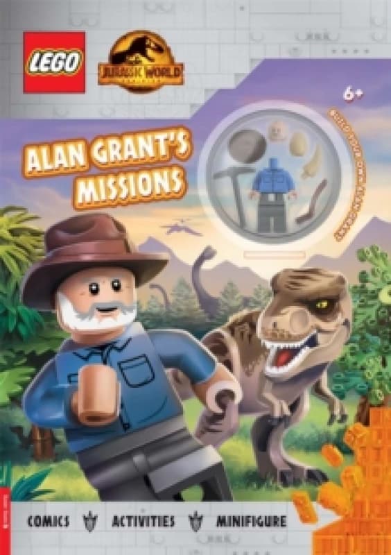 Buster Books LEGO Jurassic World : Alan Grant's Missions: Activity Book with Alan Grant minifigure Book Multi unisex