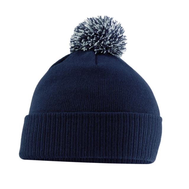 Beechfield Snowstar Beanie in Navy Navy Unisex One Size