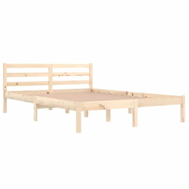 VIDAXL Bed Frame without Mattress Solid Wood Pine 140x200cm Vidaxl 8720286877586
