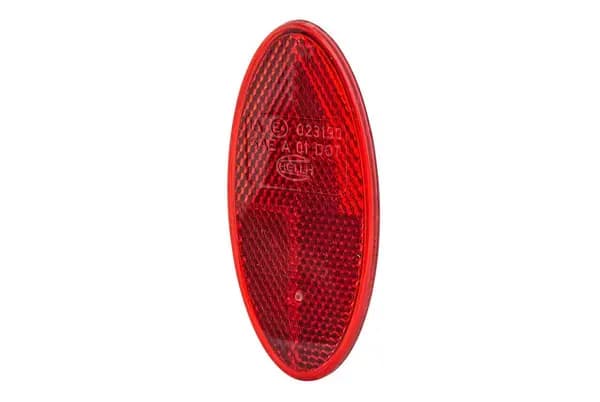 HELLA 8RA 343 160-002 Reflex Reflector oval red Rear Reflex Reflector (2501)