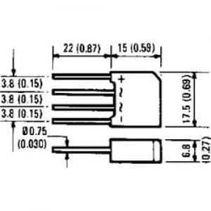 Diode bridge Infineon Technologies 2KBP08 SIP 4 800 V