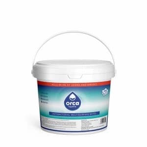 OrcaGel Hygiene Antibacterial Multi-surface Wipes Bucket of 400