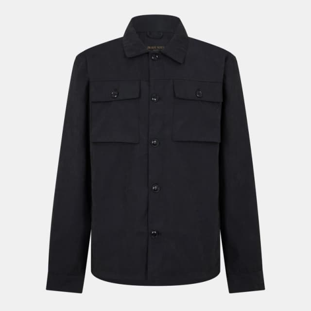 Brave Soul Pocket Shacket - Black M
