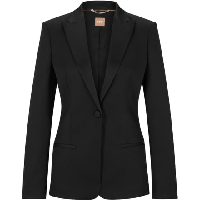 Boss Womens Jaxtiny2 Blazer Black female 6 (XS)