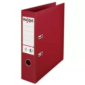 Rexel A4 Lever Arch File; Bordeaux; 75mm Spine Width; No. 1 Power -