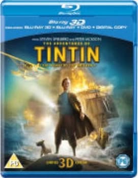 The Adventures of Tintin: The Secret of the Unicorn 3D (3D Bluray, 2D Bluray, DVD and Digital Copy)