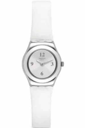 Ladies Swatch Silver Keeper Watch YSS296