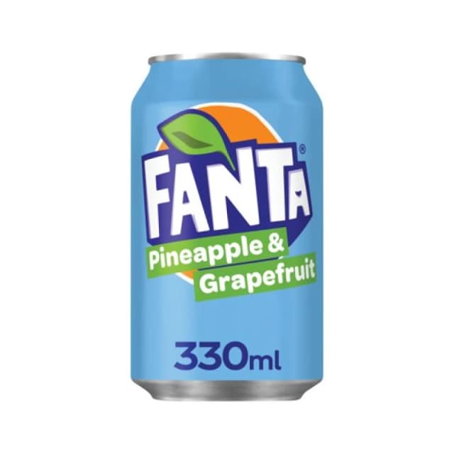 Fanta Pineapple and Grapefruit Fizzy Drink 330ml (24 Pack) 0402145