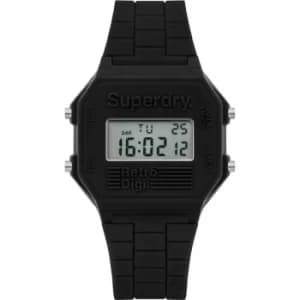 Mens Superdry Retro Digi Alarm Watch
