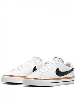 Nike Court Legacy - White/Black/Gum, White/Black/Gum, Size 8, Men