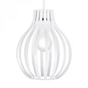 Alloa Basket Pendant Shade in White