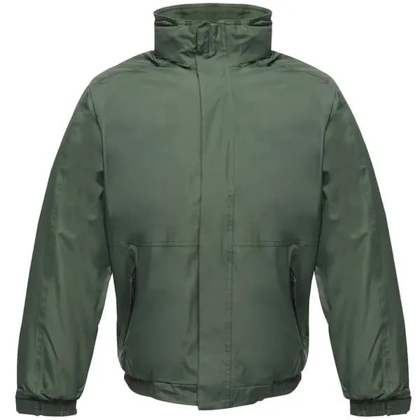 Regatta TRW297 Mens Waterproof & Windproof Dover Fleece Lined Padded Jacket 3XL- Chest 49-51' (124.5-129.5cm) Dark Grey/Dark Green TRW297-4X5-3XL