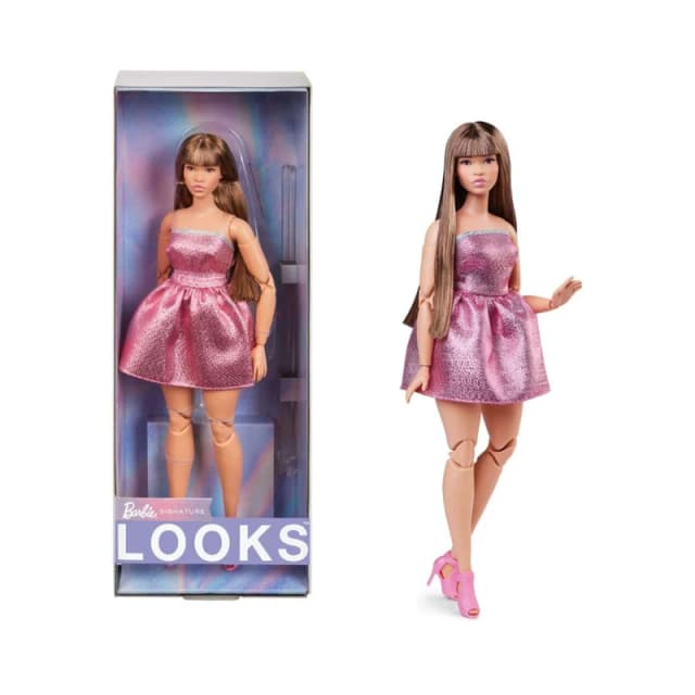 Barbie Looks Curvy Pink Mini Dress