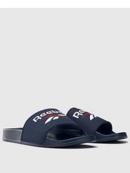 Reebok Vector Slide - Navy/White, Size 11, Men