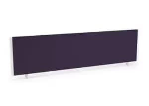 Impulse/Evolve Plus Bench Screen 1600 Bespoke Tansy Purple White Frame