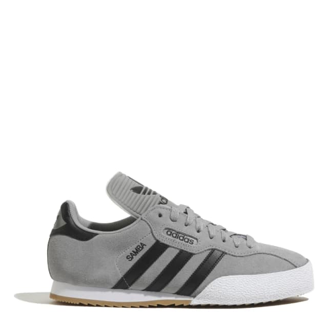 adidas Originals Samba Suede Trainers Mens Grey/Black male 6 (39.3)