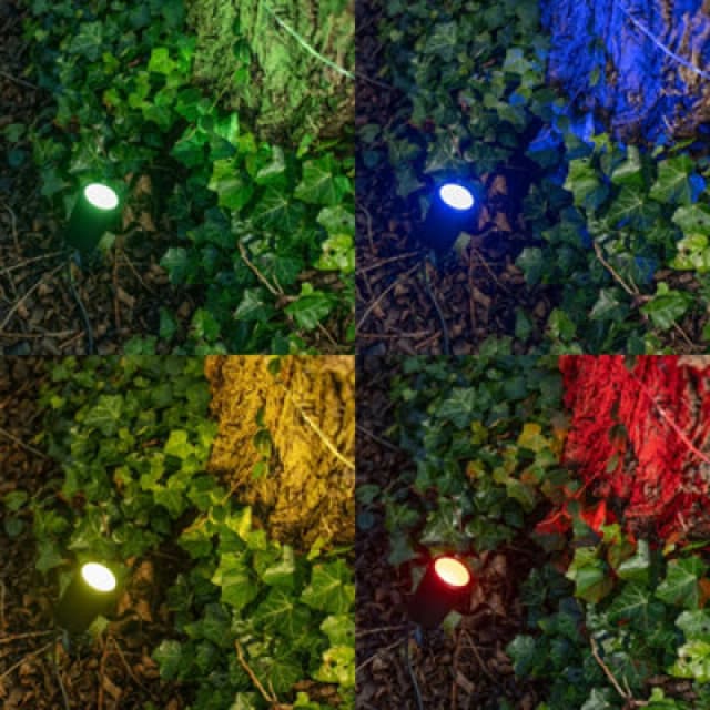 ValueLights Smart Spot Light Ground Spike IP65 Colour Changing With App Control Multi