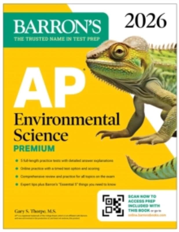 AP Environmental Science Premium, 2026: Prep Book With 5 Practice Tests + Comprehensive Review + Online Practice Paperback / softback